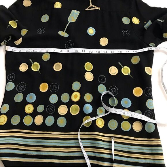 Weekend ClothesLine short sleeve martini olive print button down shirt size L - Picture 7 of 8